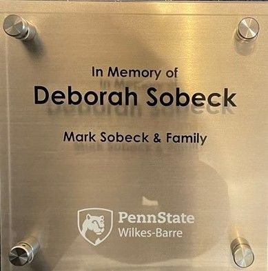 Deborah Sobeck plaque