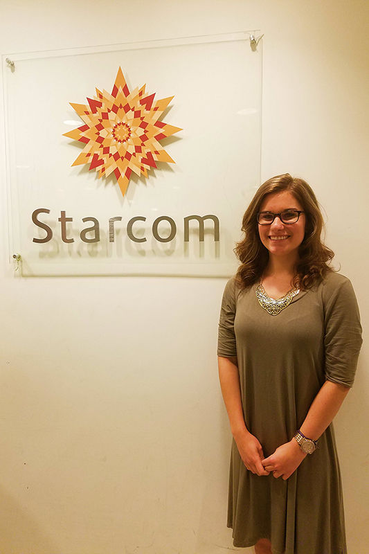 Stephanie Bartz at the Starcom Mediavest offices in New York