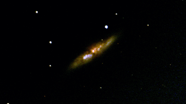 The Cigar Galaxy, as taken from the Friedman Observatory