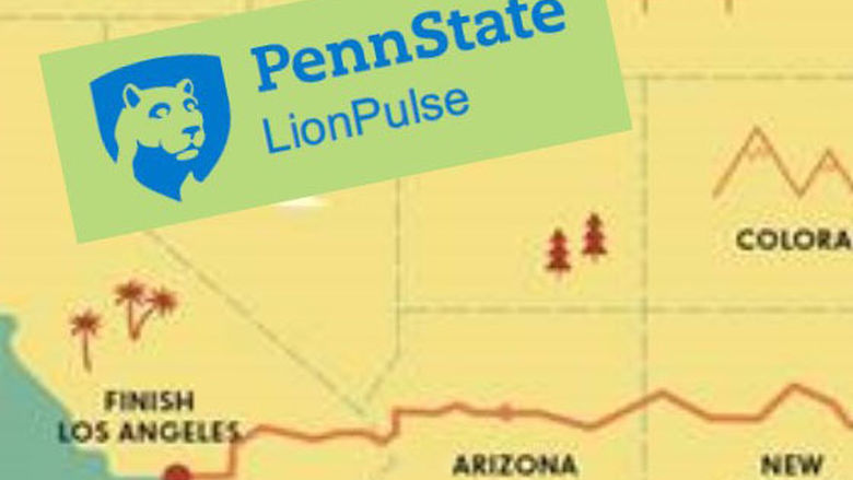Wilkes-Barre LionPulse Route 66 walking map