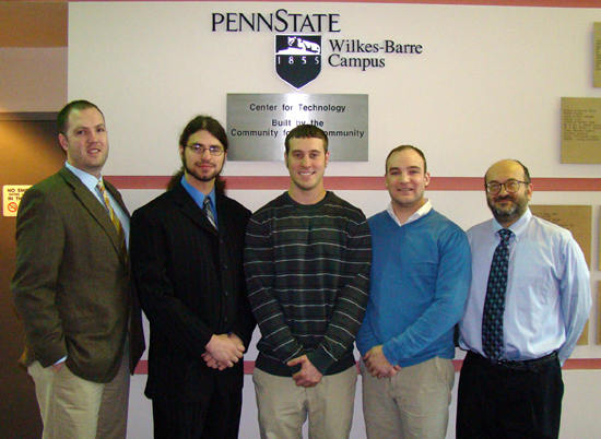 Engineering students who receieved $2500 award