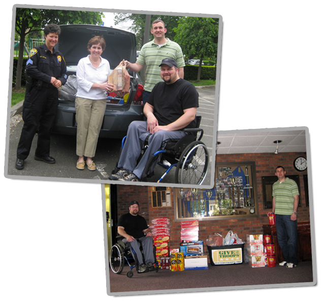 Penn State Wilkes-Barre students dropping off donations for Give2TheTroops