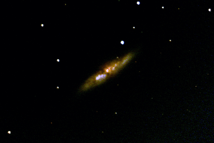 M82, the 'Cigar Galaxy,' as taken from the Friedman Observatory on the Penn State Wilkes-Barre campus
