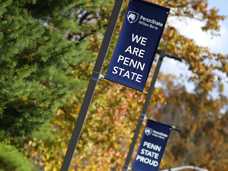 We are Penn State Wilkes-Barre flag