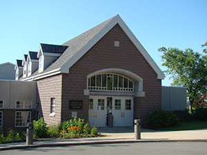 The front entrance of the Athletic & Recreation Building (ARB)