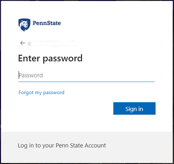 The Zoom sign-in screen with password field