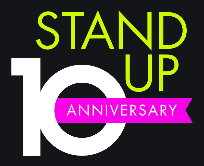 Stand Up 10th Anniversary Badge