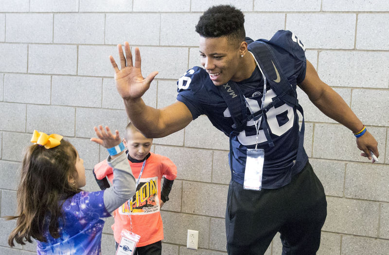 Saquon Barkley at THON