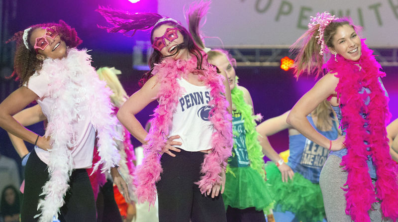 Penn State Womens Soccer at THON