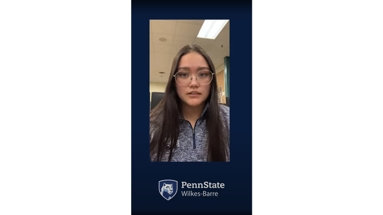 Student Gabby Avila explains why she chose surveying engineering as her major