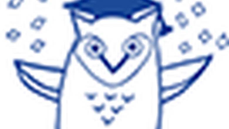 Celebration of Scholarship logo (a cartoon owl wearing a graduate mortarboard)