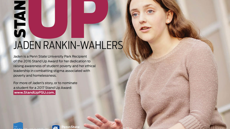 2016 Stand Up Awardee Jaden Rankin-Wahlers poster