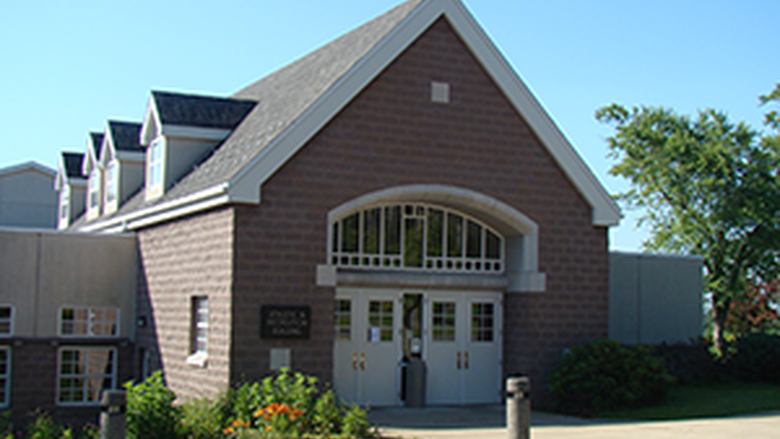 The front entrance of the Athletic & Recreation Building (ARB)