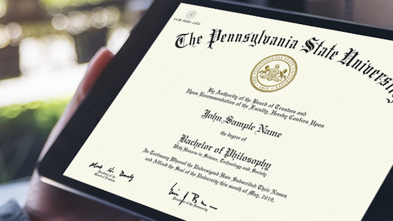 Penn State introduces Certified Electronic Diplomas for graduates