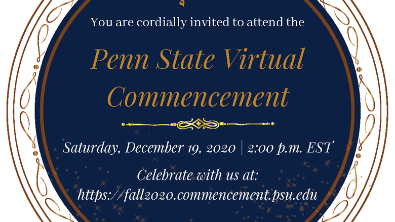formal commencement invitation/seal
