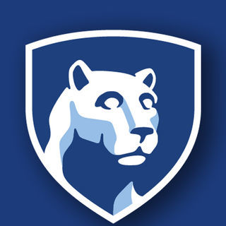 Penn State shield with Nittany Lion head in center
