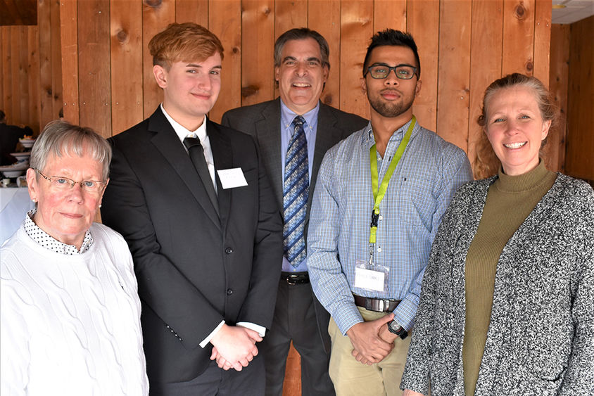 Irene Thomas Scholarship committee and winners