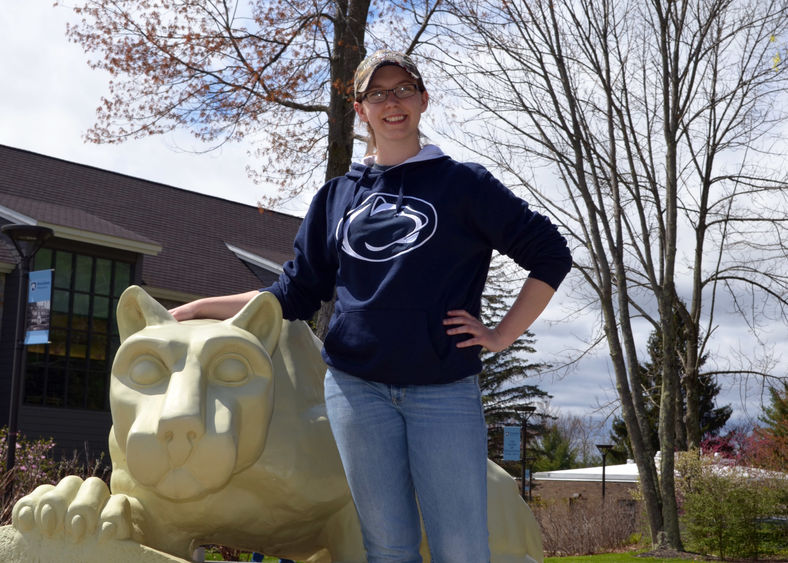 Penn State agricultural sciences student Kaylee Kishbaugh