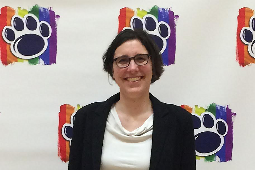 Megan Mac Gregor, LGBTQ Outstanding Service Award recipient Megan Mac Gregor, LGBTQ Outstanding Service Award recipient