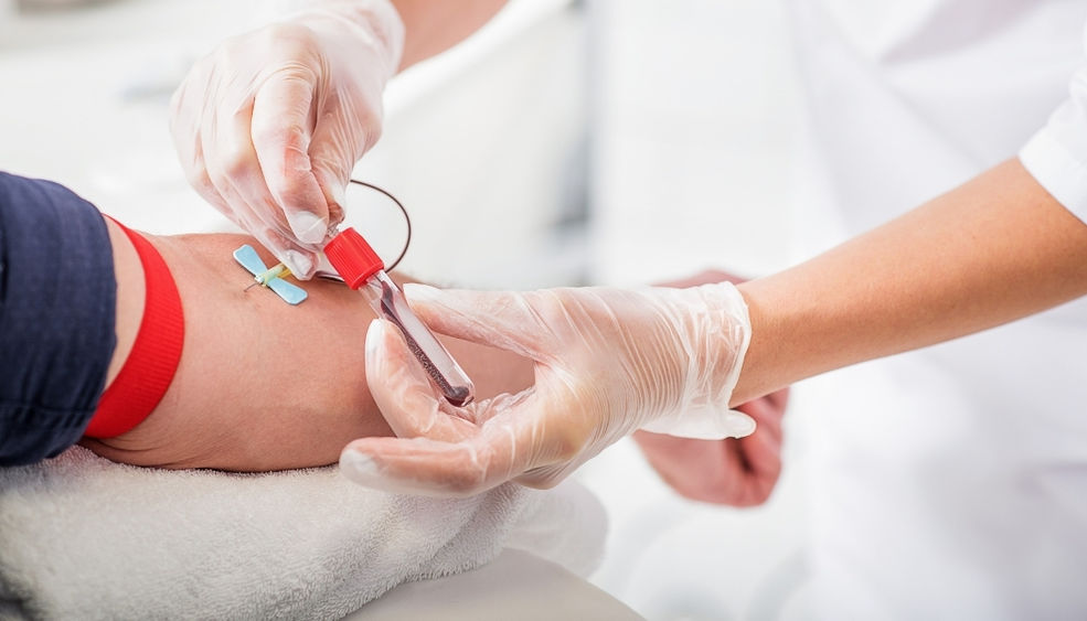 Blood draw for donation