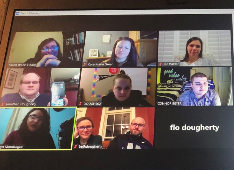 Screenshot from Zoom meeting