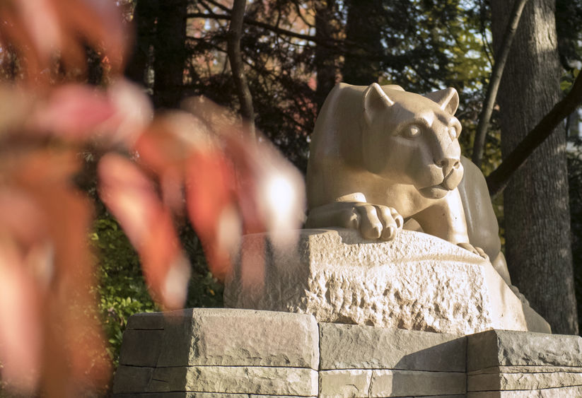 Nittany Lion Shrine autumn Nittany Lion Shrine autumn